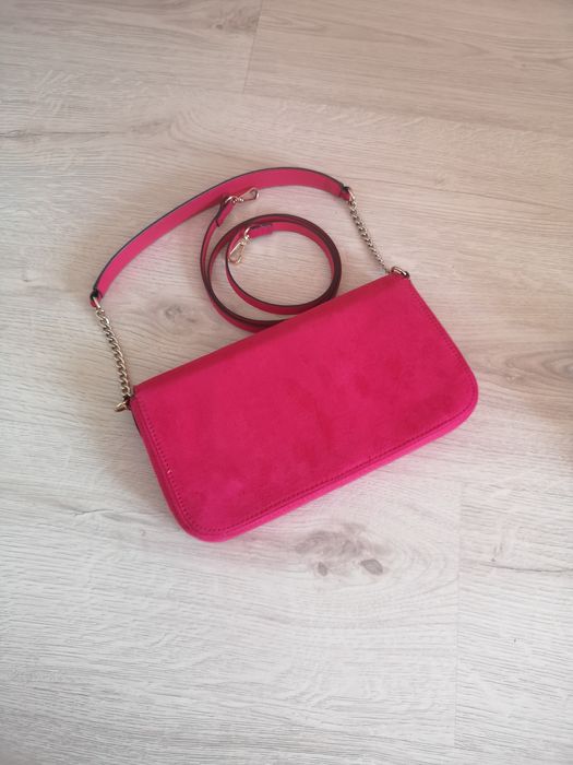 Красив комплект чанта H&M и Чехли 36 номер в цвят фуксия