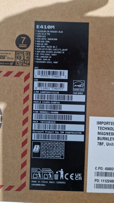 Vand Laptop ASUS