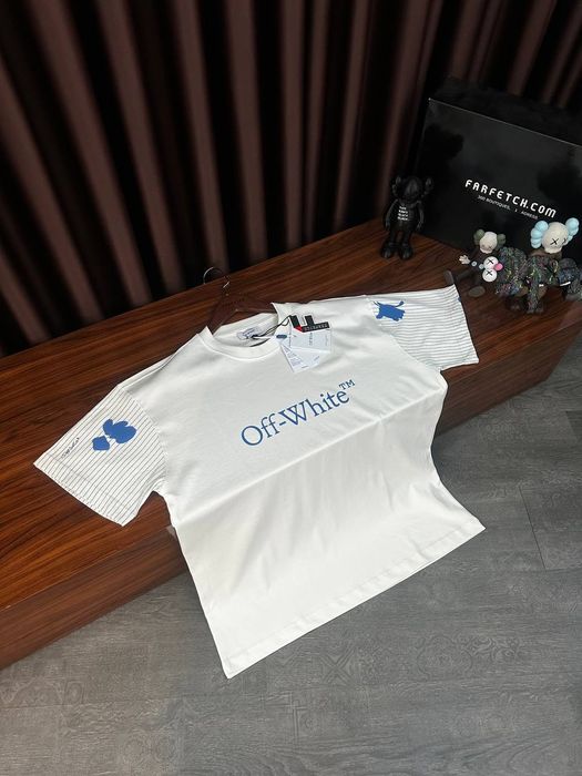 Мъжки Тениски OffWhite Висок Клас