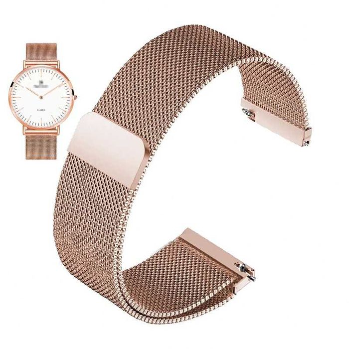Curea milanese 20mm 22mm Samsung Galaxy Huawei Watch Amazfit Garmin