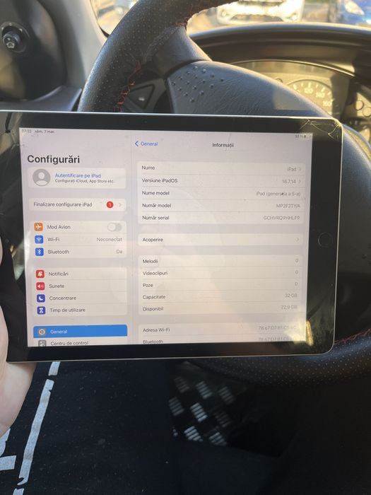 Ipad generatia a 5 a functional