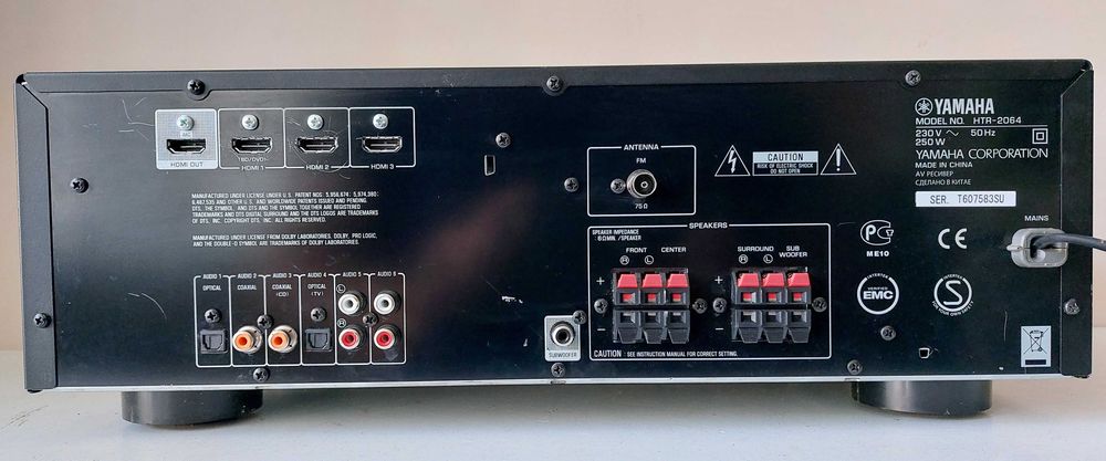 Yamaha HTR 2064 amplificator 4K 3D HDMI receiver 5.1 statie