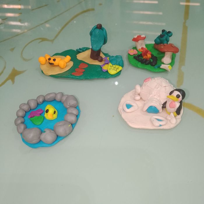 Фигурки из пластилина