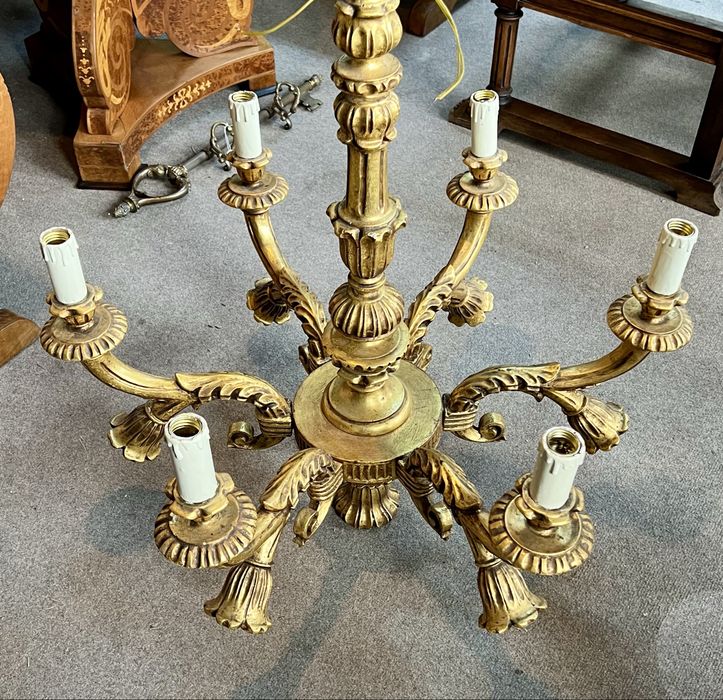 Lustră veche stil Baroc *** vintage / antic / vechi / retro ***