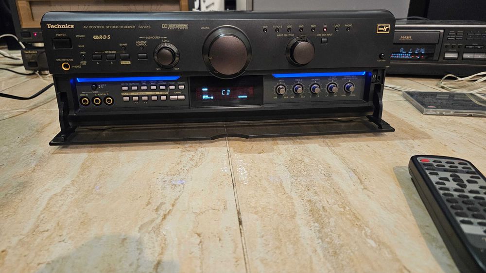 Amplituner Technics SA-AX6 cu Bi-AMP, cu telecomanda si cu test video!