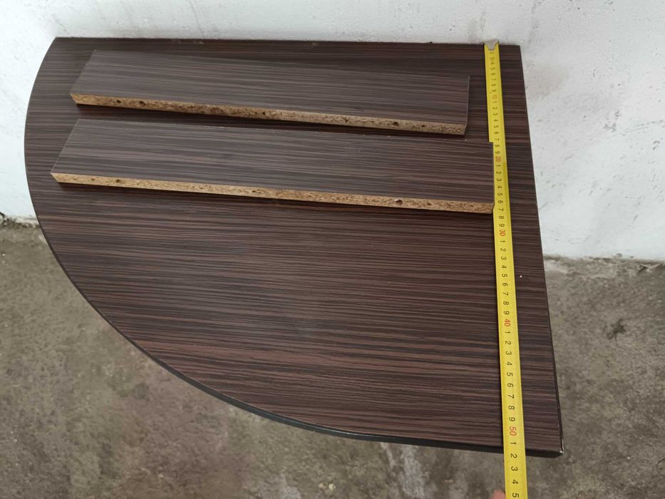 Помощна маса от ПДЧ, цвят венге