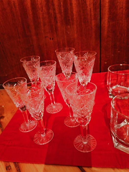 Хрусталь , ладья , вазы  СССР , стаканы , рюмки