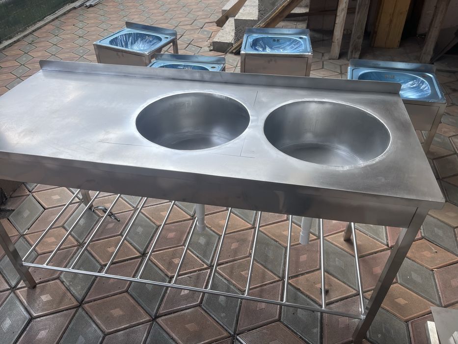 Mese inox cu rotite