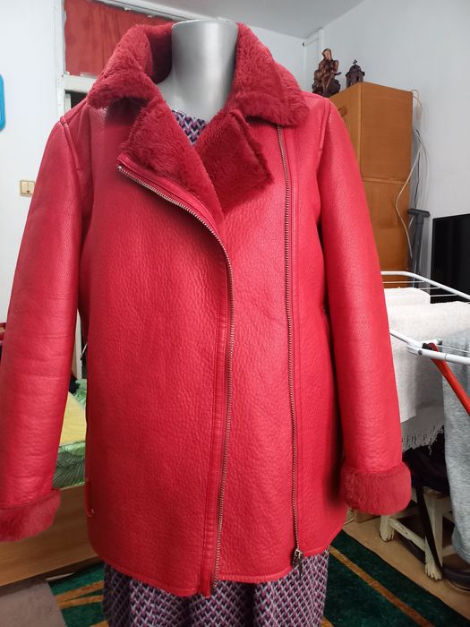 Cojocel imitație piele cu blanita sintetica