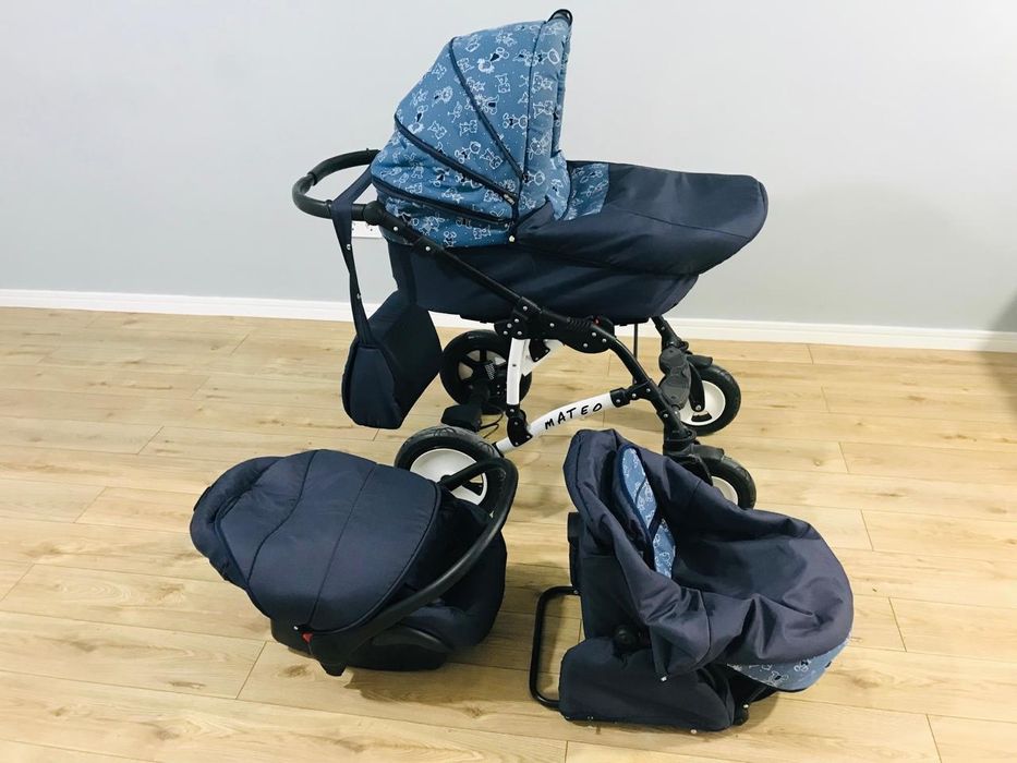 Коляска 3 в 1 трансформер Матео