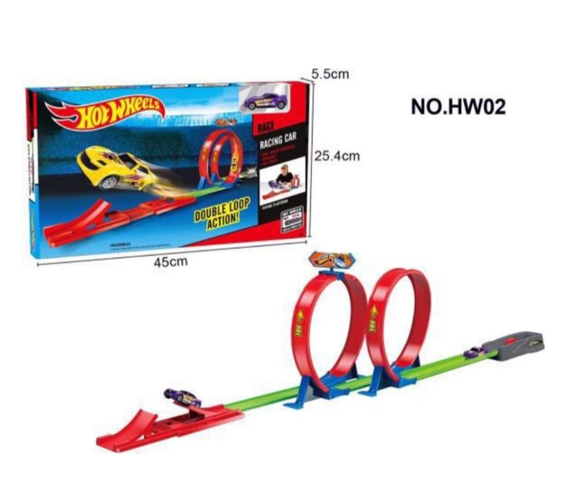 Hot Wheels Автотрек Двоиная кольцо