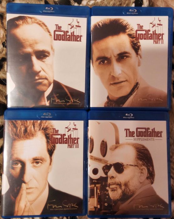 Blu-ray BoxSet Collection – Quentin Tarantino, Jurassic World Ultimate + The Godfather | Impecabile, Colecție Premium