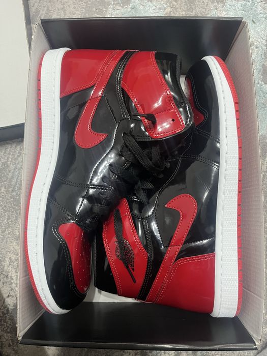 Jordan 1 high patent bred