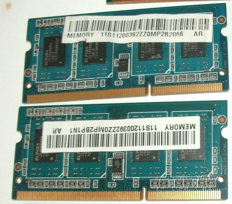 DDR3 для ноутбука 2гб 1600Mhz