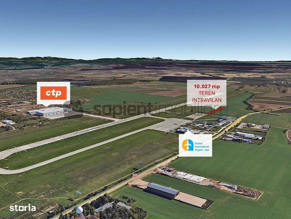 Teren intravilan – zona Aeroportului Internațional Oradea