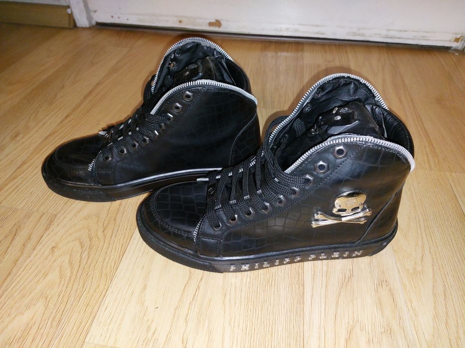 Мъжки зимни боти-PHILIPP PLEIN-190 лв.Договаряне