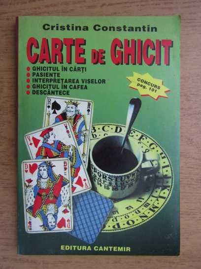 RARA,Carte de ghicit in carti de joc si DESCANTECE 1996
