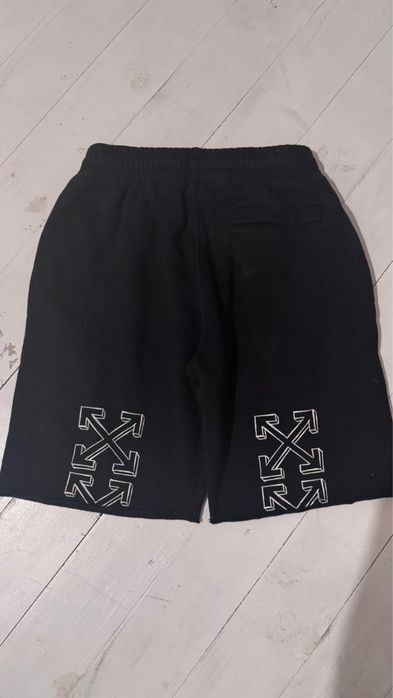 Pantloni scurti Off-White - Negru/Alb