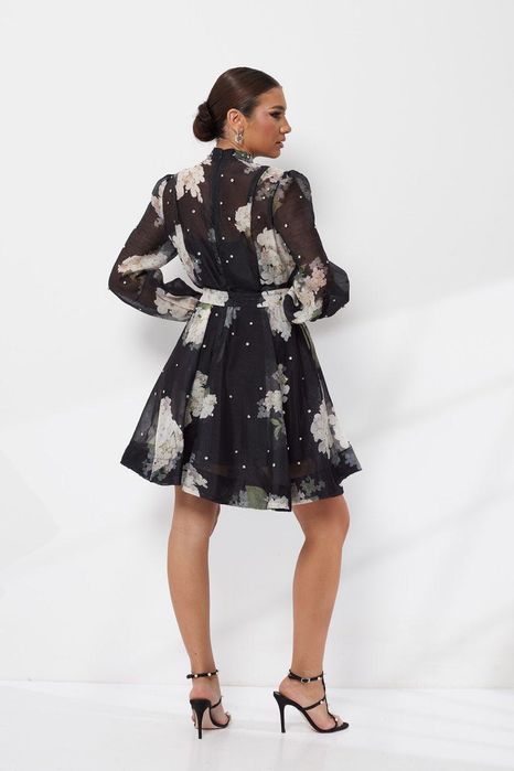 Риза рокля с кристали