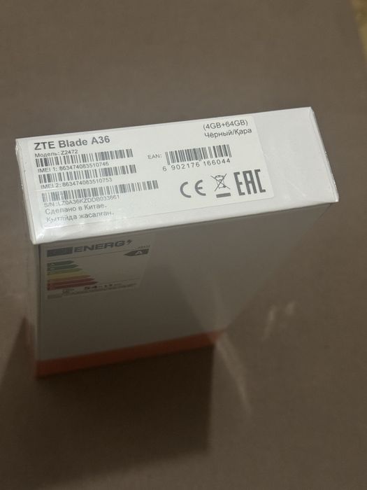 Новый смартфон ZTE Blade A36