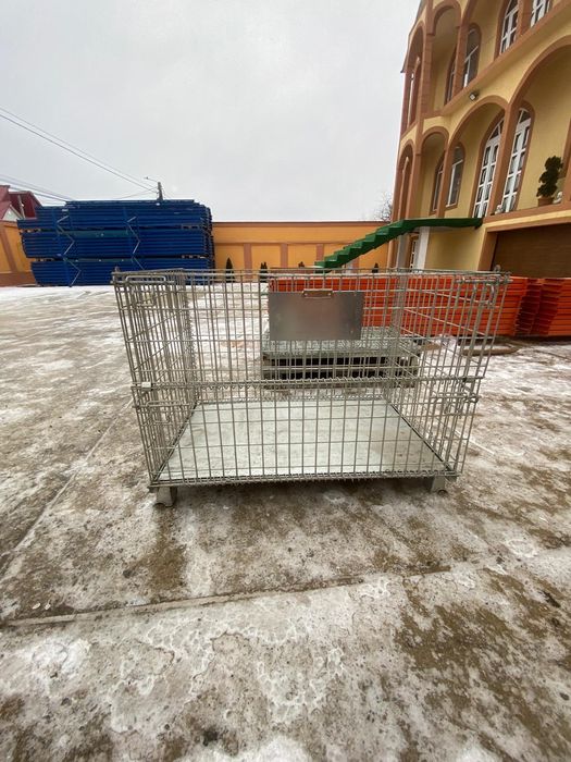 Box paleti zincate pliabile