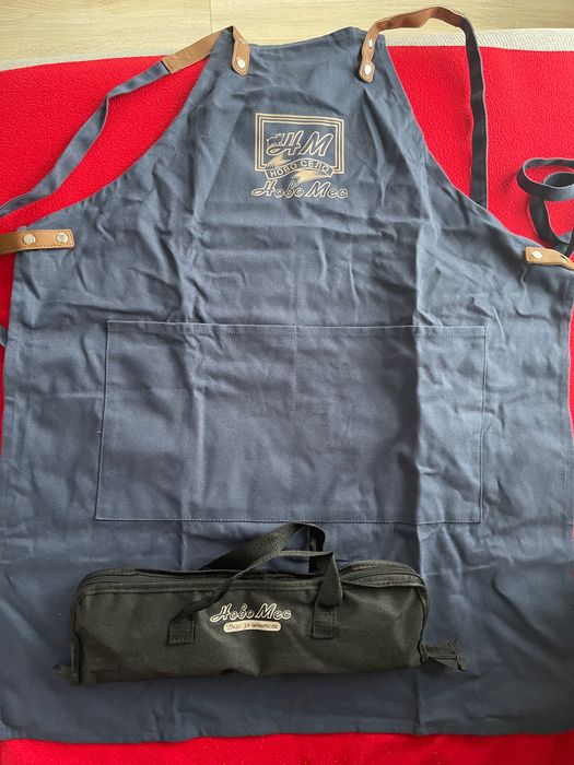 Прибори за барбекю + престилка