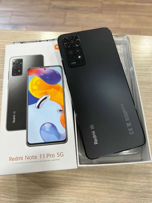 Xiaomi Redmi Note 11 Pro 5G, 128GB, 6GB RAM, Graphite Gray