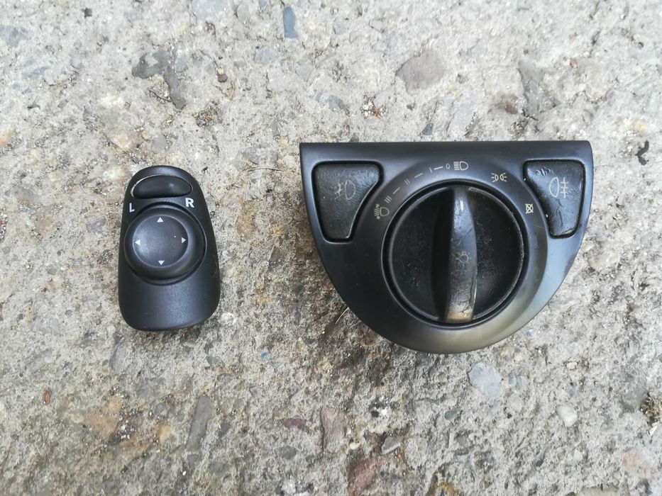 Saab 9-3 Сааб 93 ключ светлини копче бутон фарове огледала