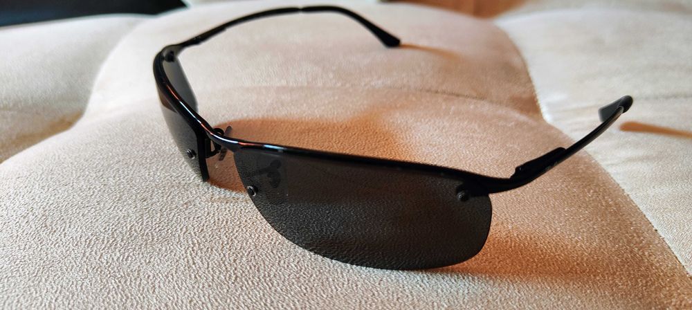 Слънчеви Ray-Ban RB3183 002/81 Polarized 63-15 — перфектни, без следи