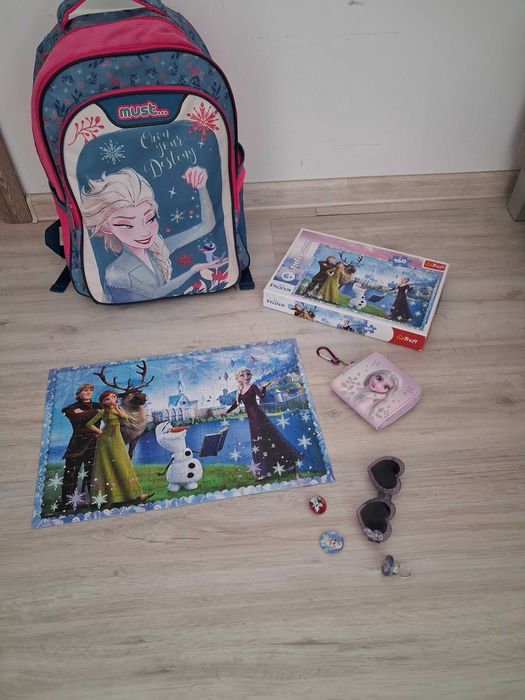 Rucsac Elsa Frozen mare pentru scoala