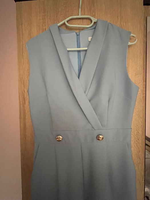 Светло син гащеризон