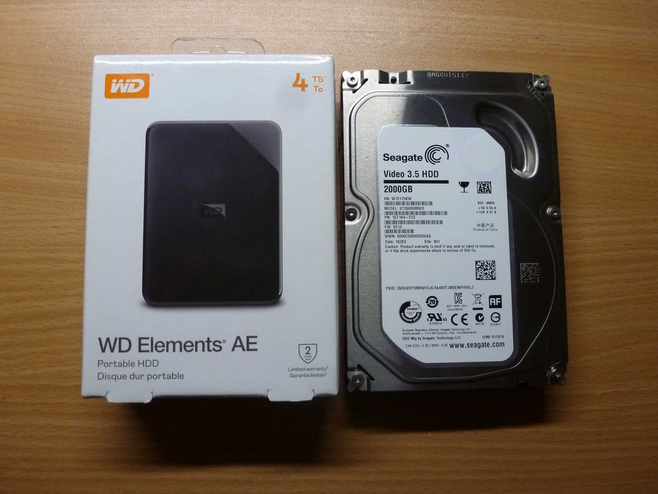 Чисто нов 4TB Wеstern Digital външен USB 3.2 хард-диск