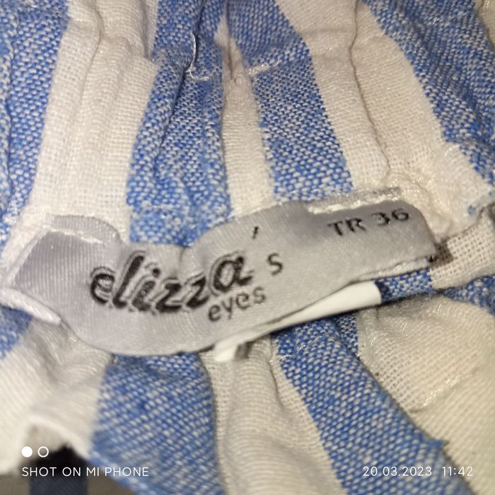 Костюм женский в полоску х/б