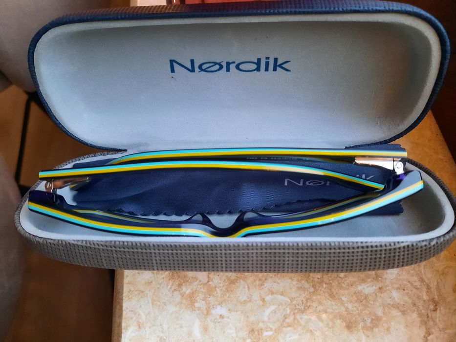Rama ochelari vedere/soare Nordik, originala,bleumarin, noua, preț 200
