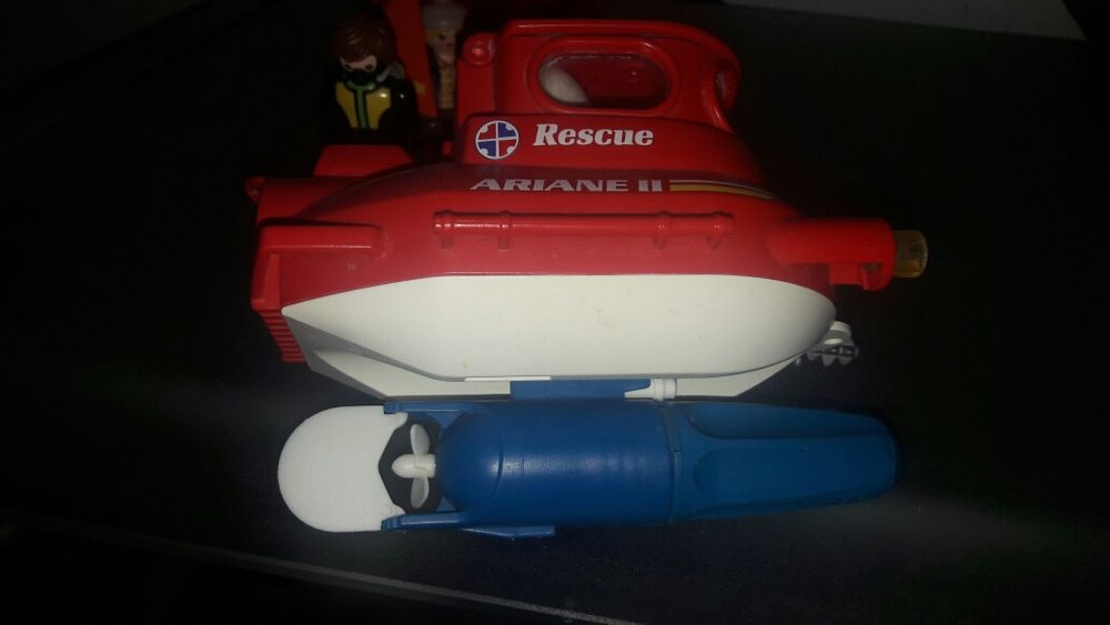 Playmobil submarin rescue, capsula de salvare scafandru, motoraș etc
