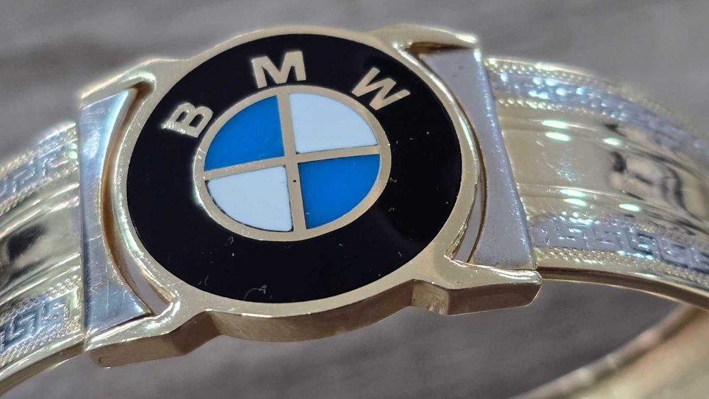 Златна мъжка гривна BMW 14 карата , 27.2гр