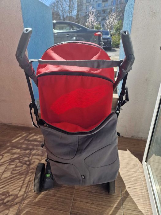 Количка Chicco- кош за новородено, зимен и летен кош, удобна чанта
