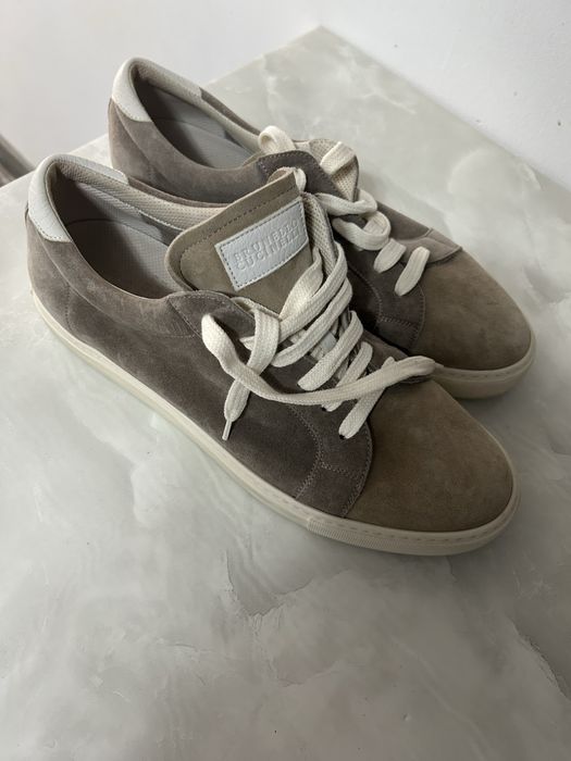 Pantofi  Brunello Cucinelli din piele intoarsa