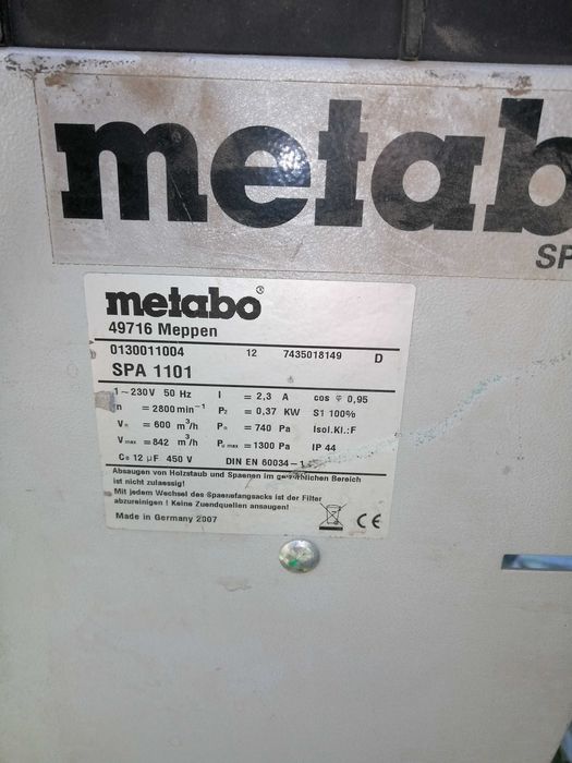 Професионален Прахоулувител "  Metabo
