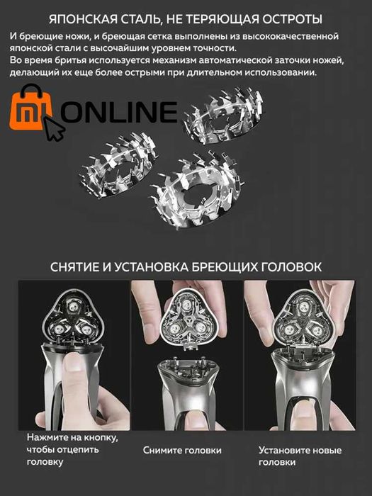 Акция! Электробритва Xiaomi Enchen BlackStone Electric Shaver, бритва