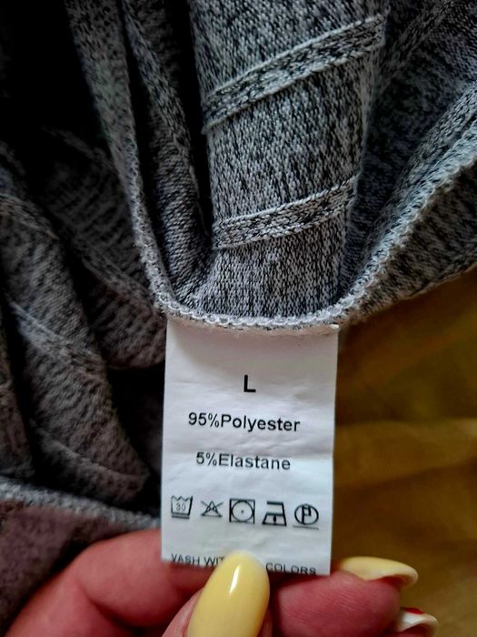Pulovar dama negru/ gri