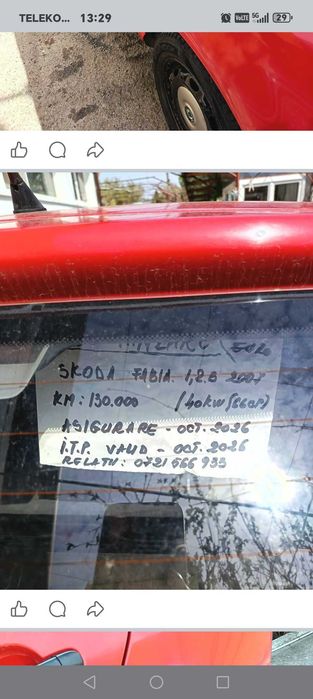 Vând Scoda Fabia