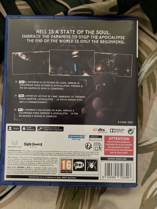 Joc de PS5,Dark Atlas-Infernum