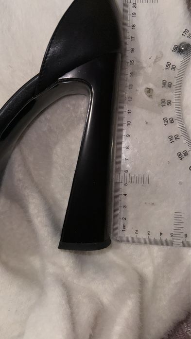 Черные туфли на платформе (Gold River) — 39 размер