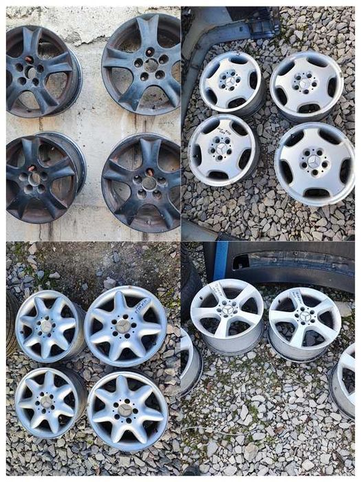 Джанти алуминиеви от Мерцедес цолове 15 и 16 17 18 и 19