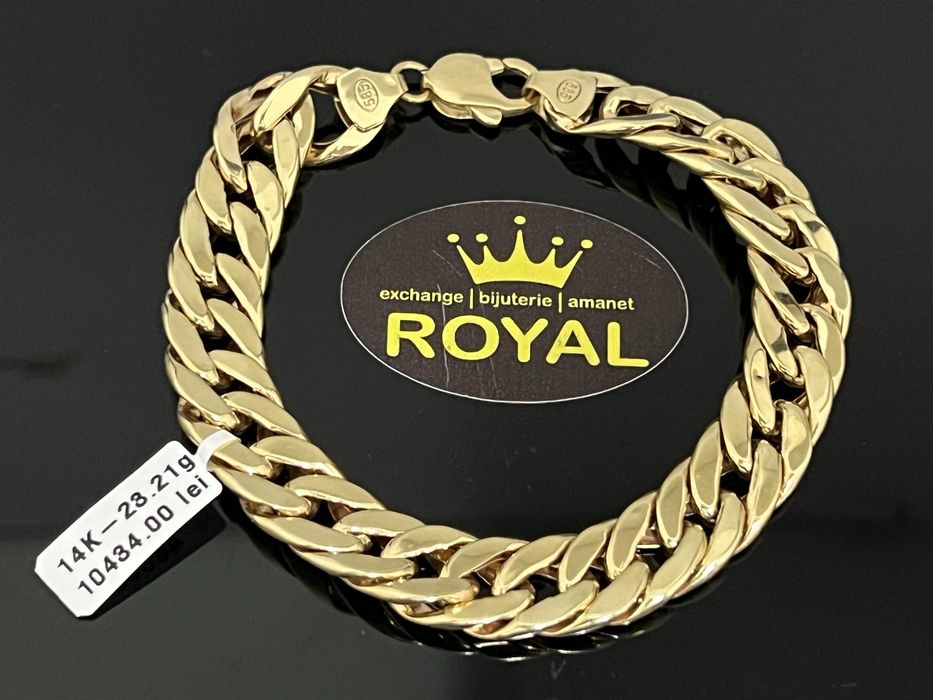 Bijuteria Royal CB : Bratara aur 14k 585   23,21 grame