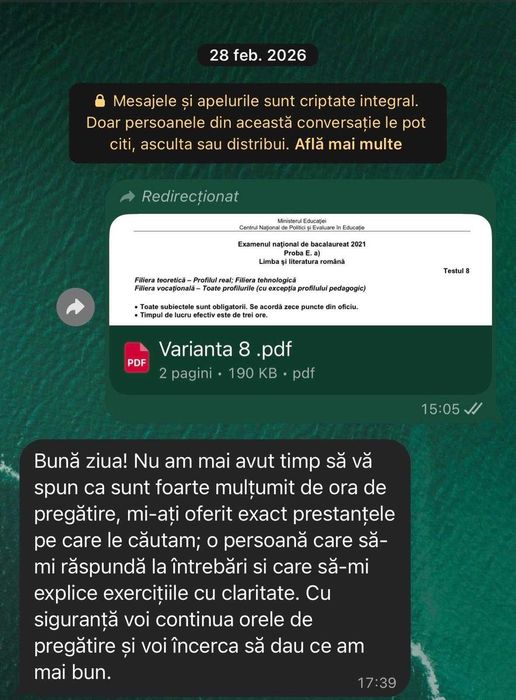 Meditații online Română – BAC și Evaluare Națională