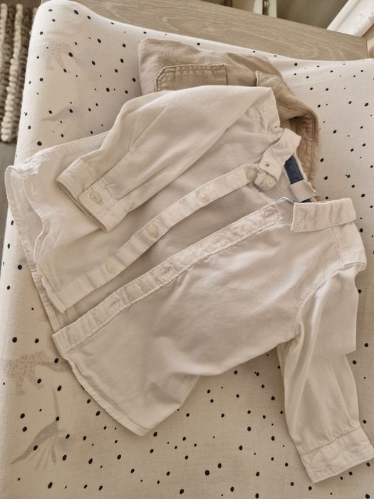 Cămașă albă bebeluși 6-9 luni