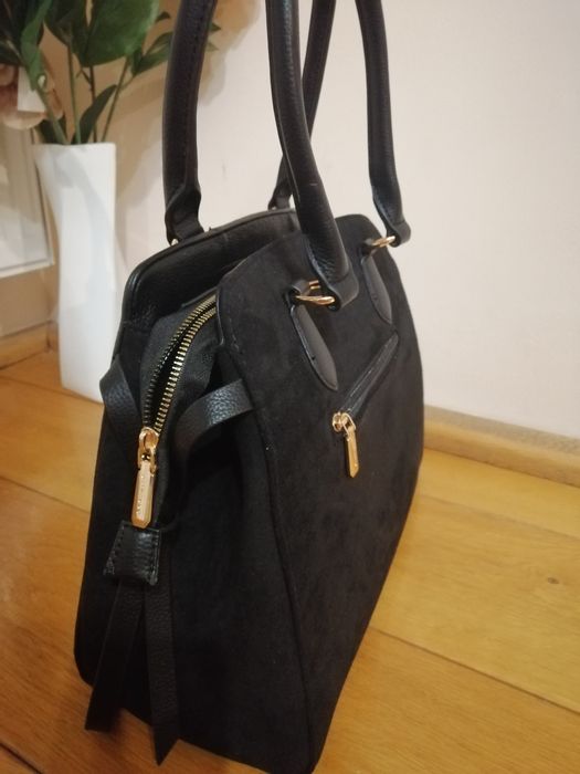 Нова дамска чанта велур