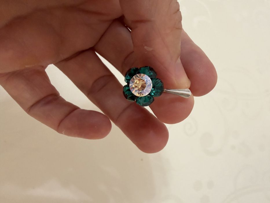 Cercei superbi din argint cu pietre swarovski
